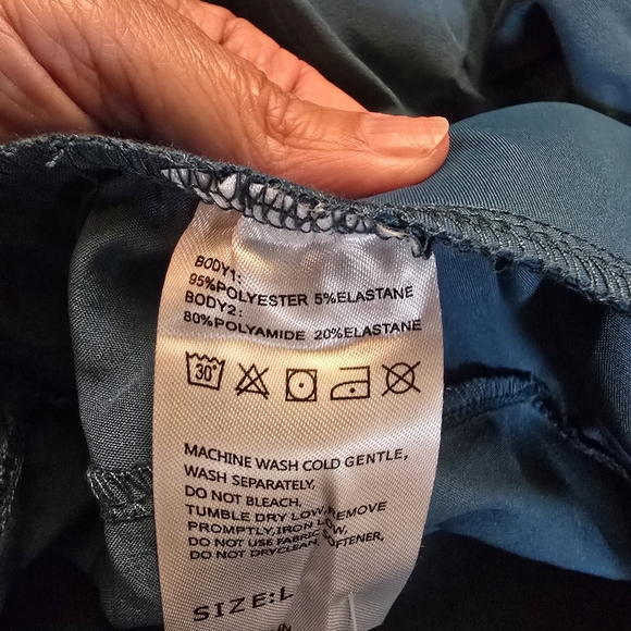 Women's Athletic Shorts in Blue - Picture 9 of 9